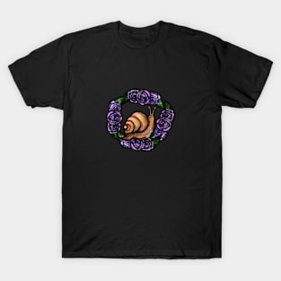 Floral Snail T-Shirt